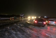 Дождь в декабре: машины не выпускают из Петропавловска