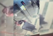 Астанчанка устроила погром в лифте (ВИДЕО)