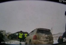 100 км гнались полицейские за водителем по закрытой трассе в Карагандинской области