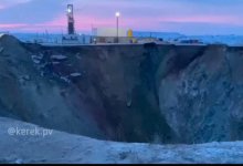 Георадар спустили на место провала автобуса в Майкаине