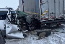 Страшное ДТП произошло на трассе между Карагандой и Астаной