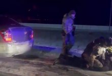 Жесткое задержание наркокурьера в Кокшетау попало на видео