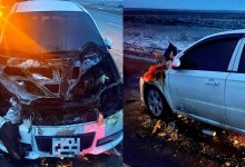 Автомобиль загорелся на ходу Абайской области