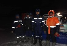 Трех рыбаков унесло на льдине в Карагандинской области