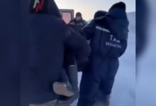 Спасение женщины от смерти в Аркалыке попало на видео