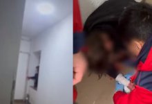 Разбил окно и пытался сброситься с восьмого этажа мужчина в Астане (ВИДЕО)