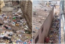 Жанозенцы жалуются на стихийную свалку рядом с соцобщежитием