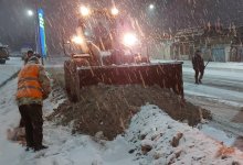 Снежная стихия парализовала сотни машин на трассах Жамбылской области