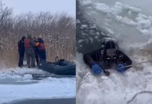 Третий день ищут провалившегося под лед рыбака в Карагандинской области (ВИДЕО)