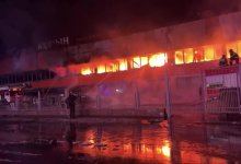 В Семее полыхает крупный вещевой рынок (ВИДЕО)