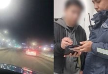 Астанчанин, убегая от погони, опрокинул авто в кювет (ВИДЕО)