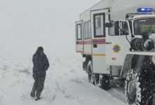 Почти полсотни человек попали в снежный плен в Актюбинской области