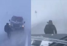 Актюбинские спасатели прошли пешком 18 км в буран ради тяжелобольного пациента