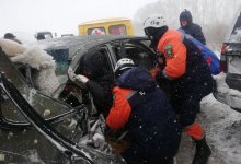 Выехал в буран: жуткое ДТП произошло на трассе в ВКО (ВИДЕО)