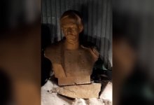 Бюст Шокана Уалиханова нашли на свалке в Кокшетау (ВИДЕО)