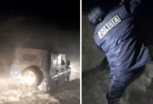 Полицейский спас застрявшего на трассе в ВКО ветврача