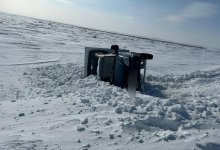 Опрокинутую "Газель" обнаружили на трассе Семей — Усть-Каменогорск