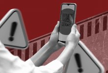 Наклейки с кодом, ведущим на наркосайт, заметили в центре Астаны