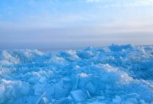 Ледоход на Капшагае восхитил казахстанцев (ВИДЕО)