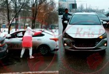 Пьяный алматинец устроил ДТП и сбежал (ВИДЕО)