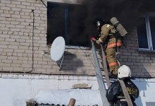 Двухэтажный дом горел в поселке СКО