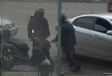 Водитель и курьер устроили разборки на остановке в Актау (ВИДЕО)