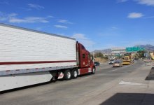 Пьяный водитель разъезжал по улицам Шымкента на огромном грузовике