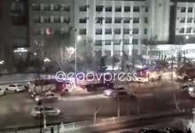 Здание суда горело в Кокшетау (ВИДЕО)