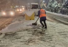 Как Алматы откапывали из-под выпавшего снега