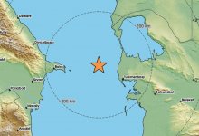 Землетрясение произошло в акватории Каспия