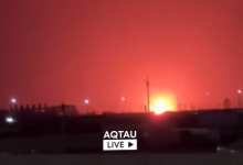 Пожар в Бейнеу вызвал взрыв газа