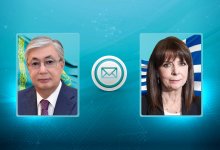 Токаев направил поздравительную телеграмму президенту Греческой Республики