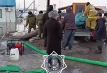 Два десятка домов подтопило близ Аркалыка (ВИДЕО)