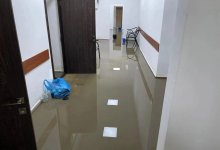 Талая вода затопила акимат Уральска