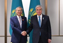 Токаев провел встречу с генеральным секретарем ШОС