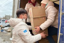Представители AMANAT оказывают помощь пострадавшим от паводков