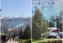 Посетителей бизнес-центра эвакуировали в Алматы