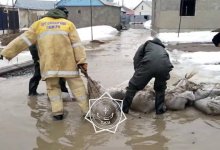 Плотину прорвало в Актюбинской области