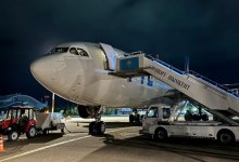 В аэропорту Шымкента приземлился первый рейс из Парижа