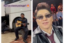 Солист "МузАРТ" передал "сәлем" автослесарю из карагандинского автопарка