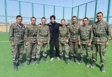 Димаш Кудайберген обратился к военнослужащим Национальной гвардии