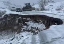 Дорога обвалилась в ВКО