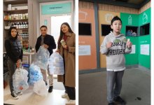 “Обменяй мусор на кофе/снэк”: алматинцы в первый день акции сдали 197 кг вторсырья и получили 128 купонов на еду