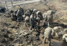 Военных из области Абай поблагодарили за помощь в борьбе с паводками