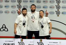 Три лицензии на Олимпиаду завоевали казахстанцы в греко-римской борьбе