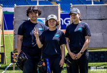 Женская команда по стрельбе из лука вошла в тройку лучших этапа Кубка мира в Китае