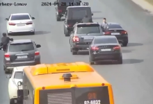 Участники свадебного кортежа показали экстремальную езду в Павлодаре (ВИДЕО)