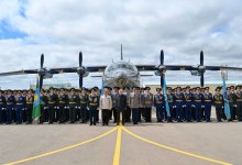 Касым-Жомарт Токаев принял участие в открытии авиабазы Нацгвардии