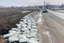 Уровень воды в реке Урал продолжает повышаться в Атырауской области