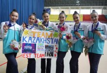 Казахстанские гимнастки завоевали серебро чемпионата Азии
